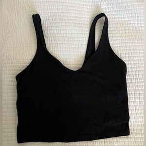 Lululemon Black Align Crop Top SZ 6